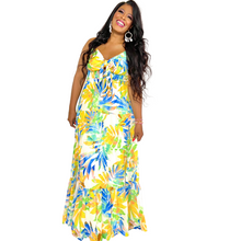 Load image into Gallery viewer, "Flower-Child" Plus Size Maxi Dress