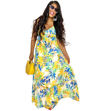 Load image into Gallery viewer, "Flower-Child" Plus Size Maxi Dress