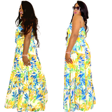 Load image into Gallery viewer, "Flower-Child" Plus Size Maxi Dress