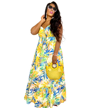 Load image into Gallery viewer, "Flower-Child" Plus Size Maxi Dress
