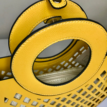 Load image into Gallery viewer, Yellow Cut-out Statement Bag
